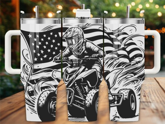 Atv Quad Bike Laser Engraving Tumbler Review