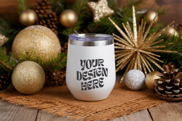 Christmas Wine Tumbler Mockup 10 Review