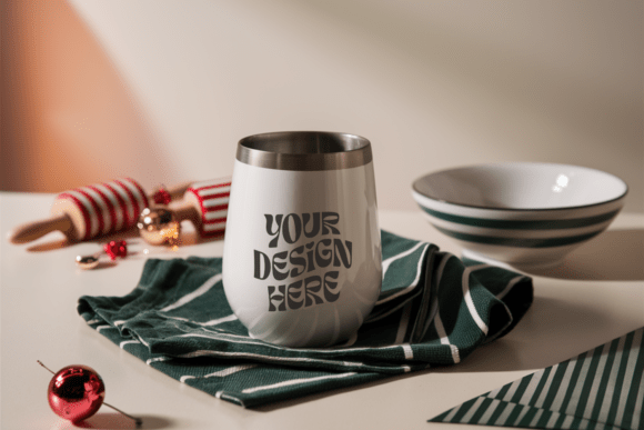 Christmas Wine Tumbler Mockup 6 Review
