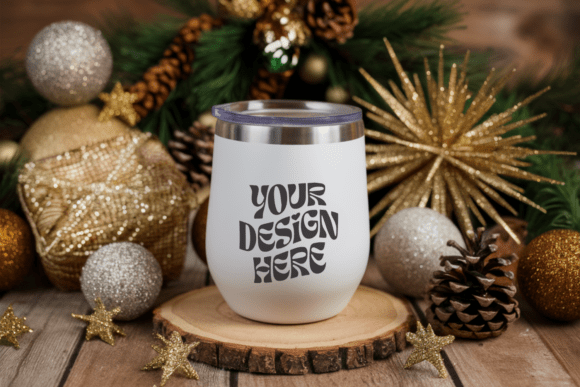 Christmas Wine Tumbler Mockup 9 Review