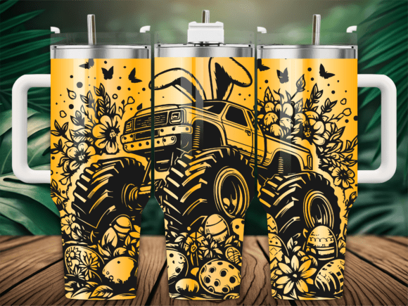 Easter Monster Truck Tumbler Embroidery Review