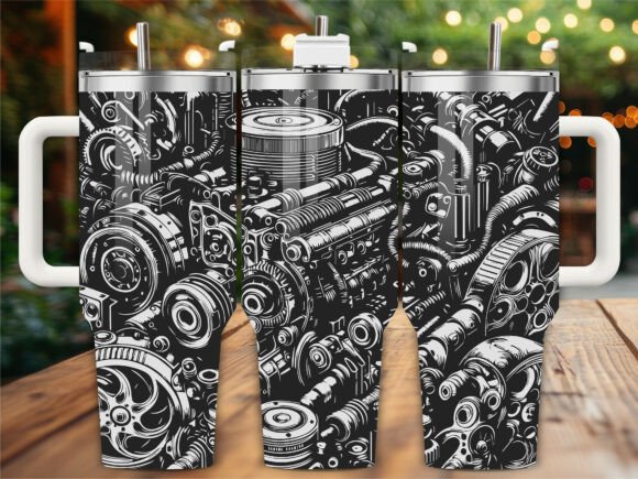 Engine Motor Laser Engraving Tumbler Review