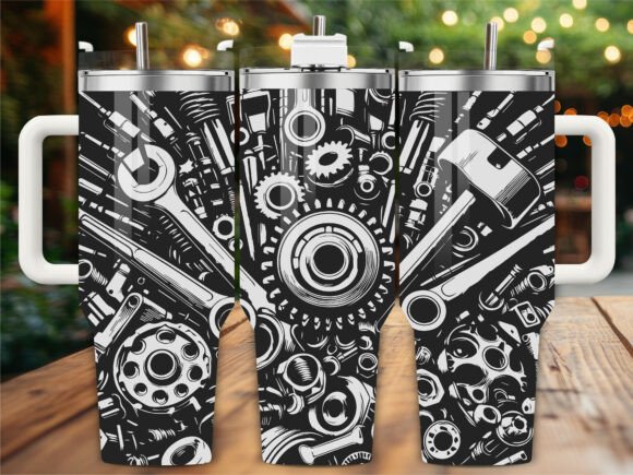 Engine Parts Embroidery Design Review