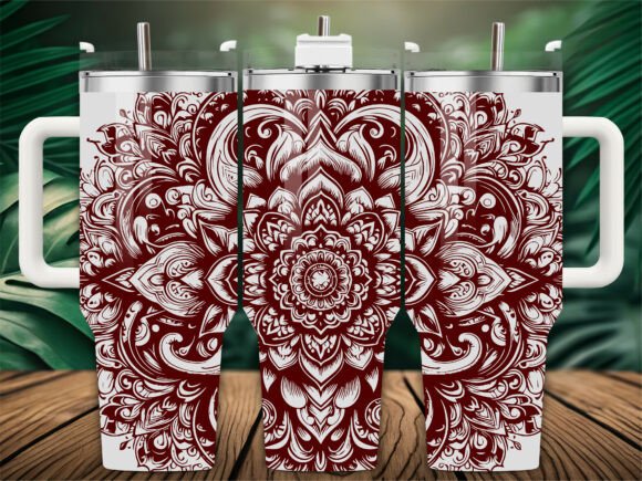 Floral Mandala Laser Engraving Tumbler Review