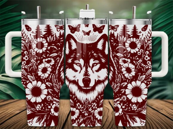 Floral Wolf Embroidery Design Review