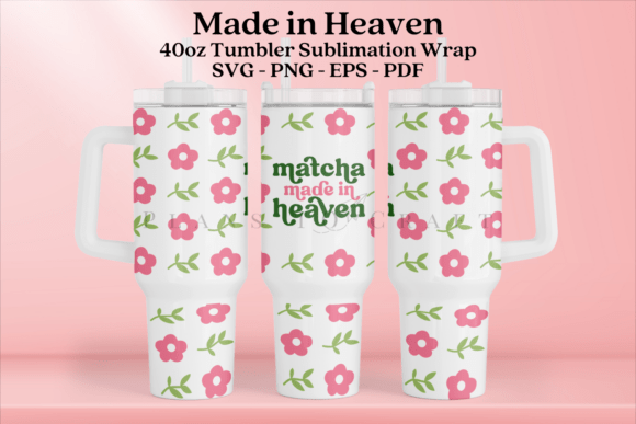 Matcha Made in Heaven 40oz Tumbler Wrap Review