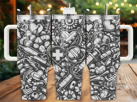 Nurse Medical Tumbler Embroidery Review