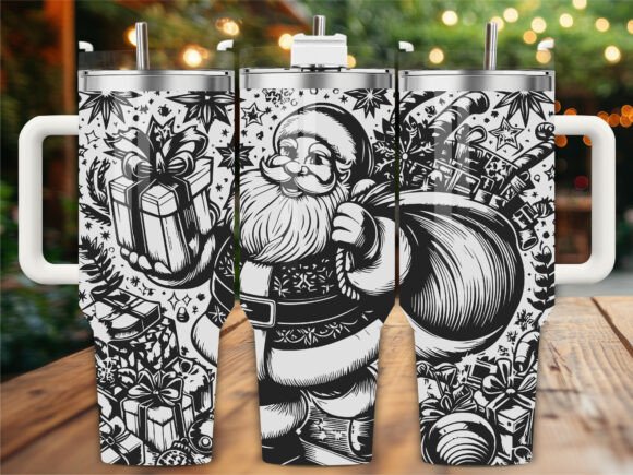 Reindeer Santa Tumbler Embroidery Design Review