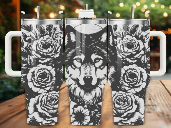 Roses Wolf Bloom Embroidery Design Review