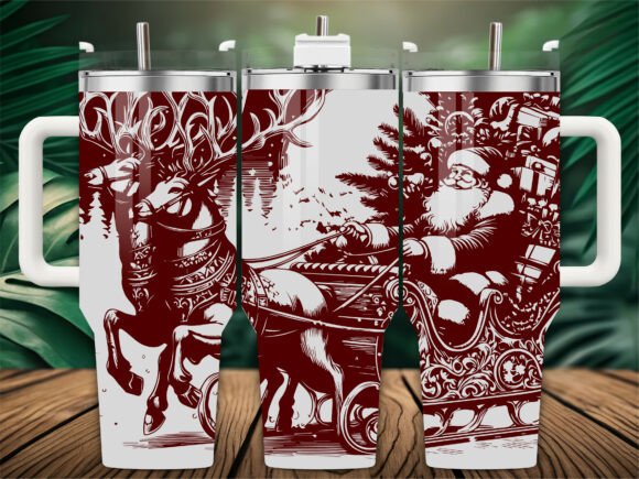 Santa Reindeer Laser Engraving Tumbler Review