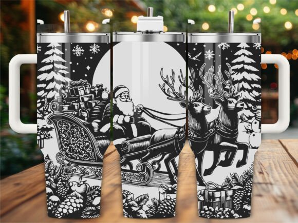 Santa Reindeer Tumbler Embroidery Review