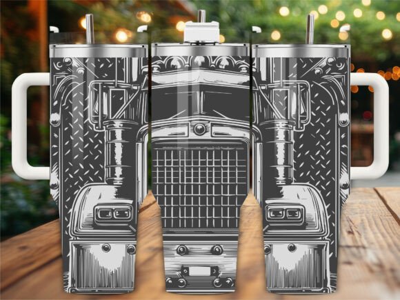 Semi Truck Laser Engraving Tumbler Wrap Review