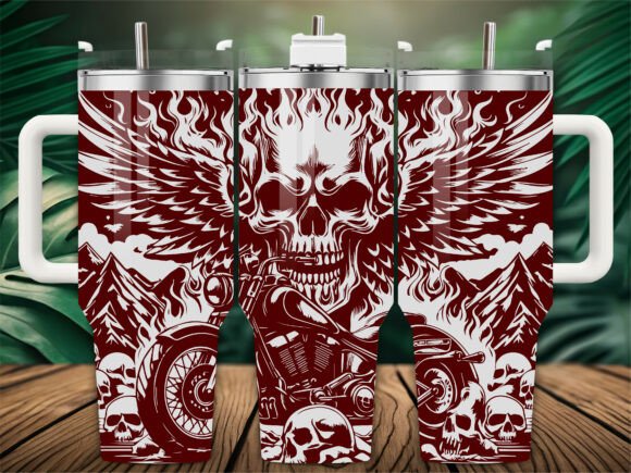 Skull Biker Wing Embroidery Design Review