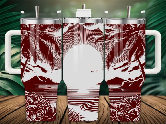 Sunset Palm Tree Embroidery Design Review