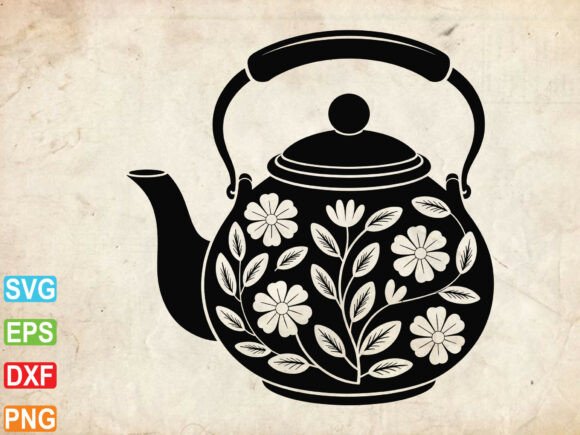 TEAPOT SVG for Embroidery Projects