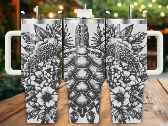 Tropical Turtle Laser Engraving Tumbler Review
