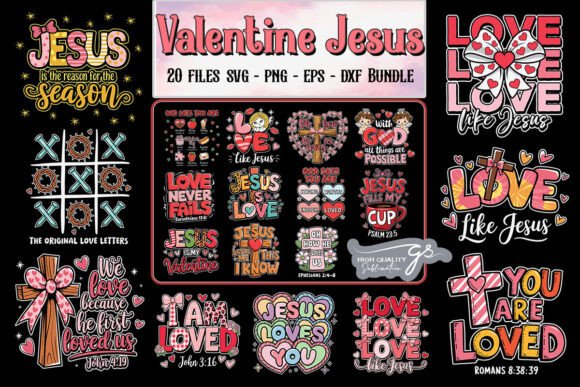 Valentine Jesus SVG Bundle Review for Embroidery Projects